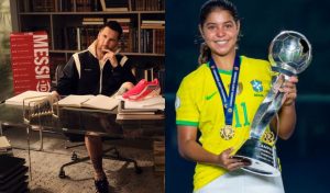 Jogadora brasileira é apontada por Messi como uma das principais promessas do futebol mundial
